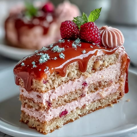 A delectable Bridal Shower Rosé Velvet Cake, perfect for celebrations.