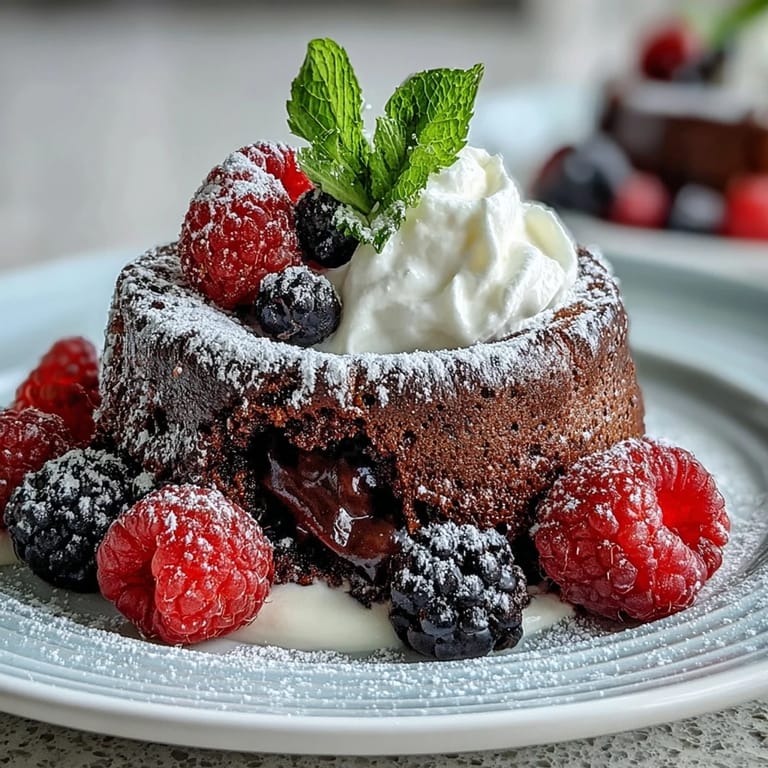 Golden-brown Hojicha White Chocolate Lava Cakes in ramekins on a baking tray, ready to be inverted for a decadent dessert serving.