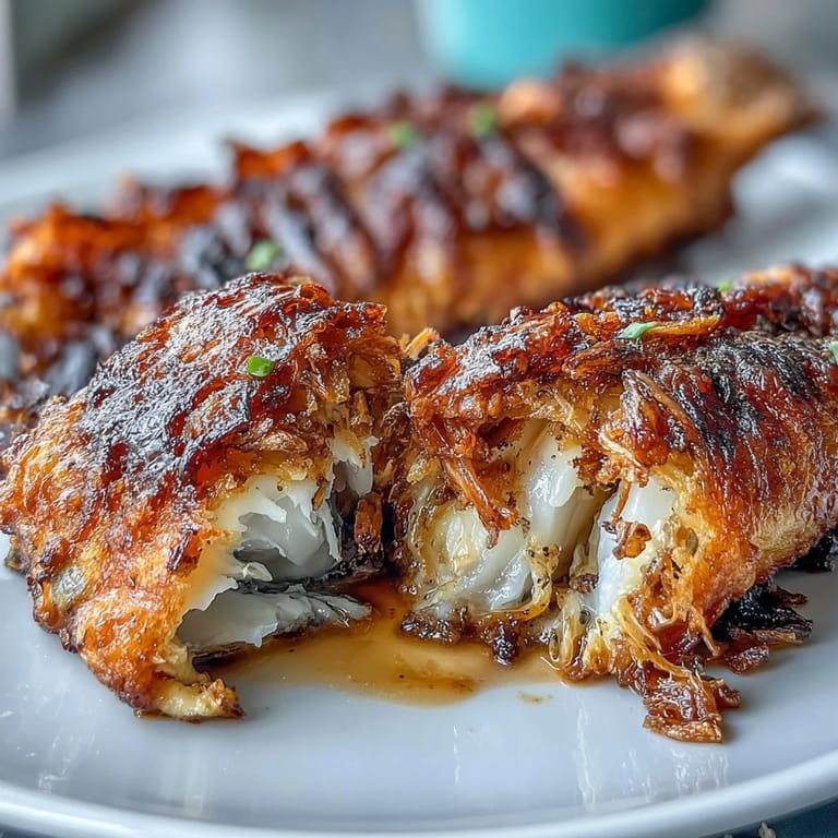 Soul Food fried catfish, golden and crunchy, paired with tangy remoulade—classic Southern comfort on a plate.