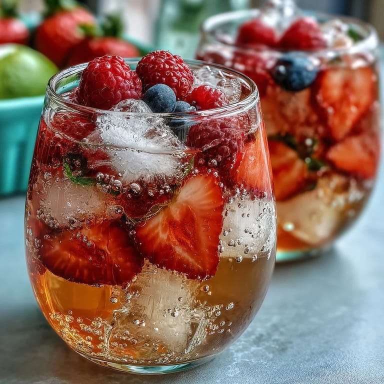Self-serve lemonade bar with sparkling water, fruit add-ins, and ice for a personalized party drink.